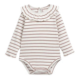 PLAY UP body tinta unita con fantasia a righe Panna per Neonata PA022AP11201 PANNA PLAY UP 