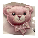 DAGA COLLECTION fermaglio tinta unita con orso Rosa per Bambina A24133 ROSA DAGA COLLECTION 