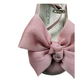 Andanines Ballerine Tinta Unita con Fiocco E Chiusura Fibia per Bambina 191918J ROSA ANDANINES 