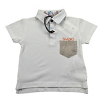 Siviglia Polo Mezza Manica Tinta Unita con Taschino per Neonato SVNTS17280 BIANCO SIVIGLIA 