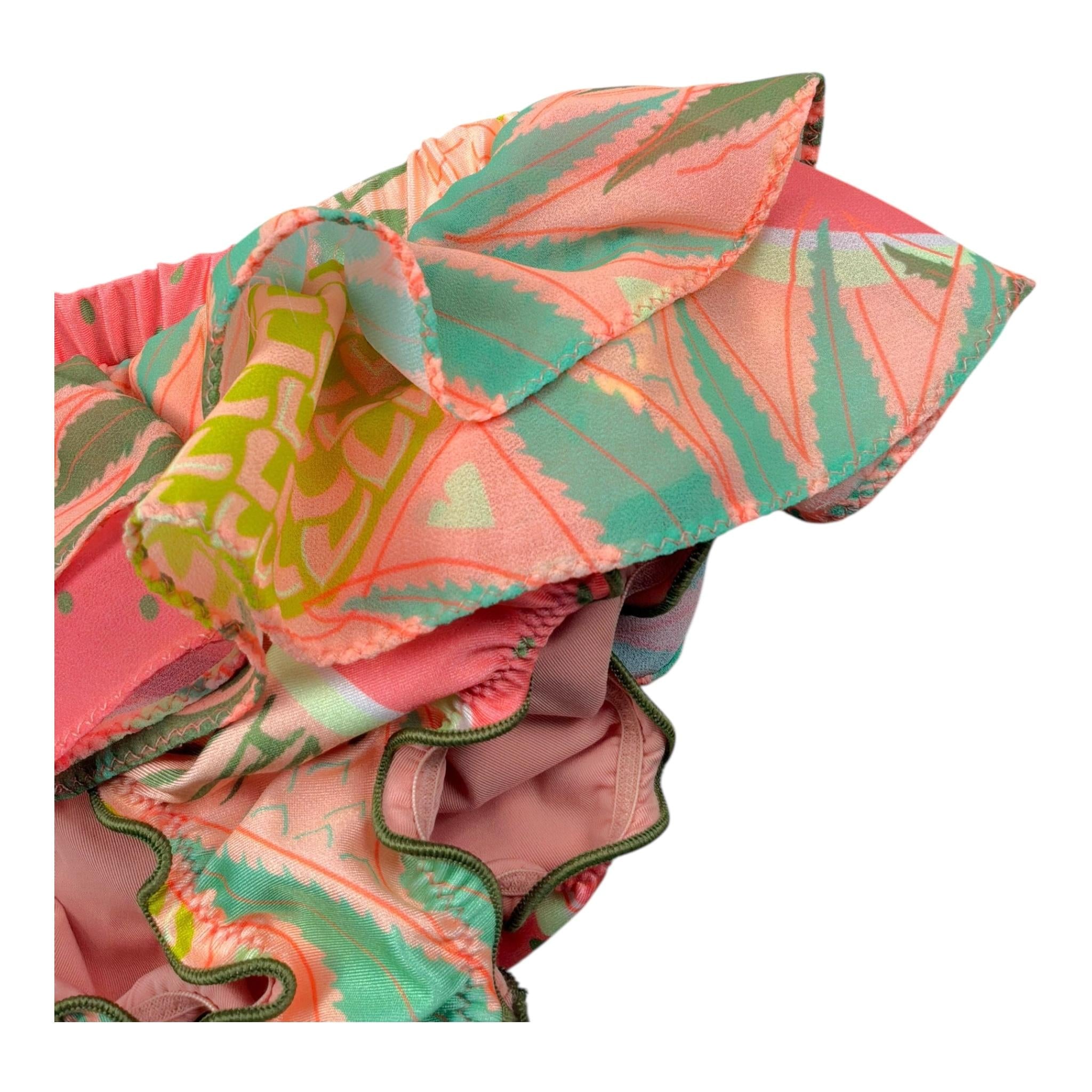 F**K Costume Modello Slip Tinta Unita con Fantasia per Neonata FJ25B1A04UBX20 ARANCIONE F**K 