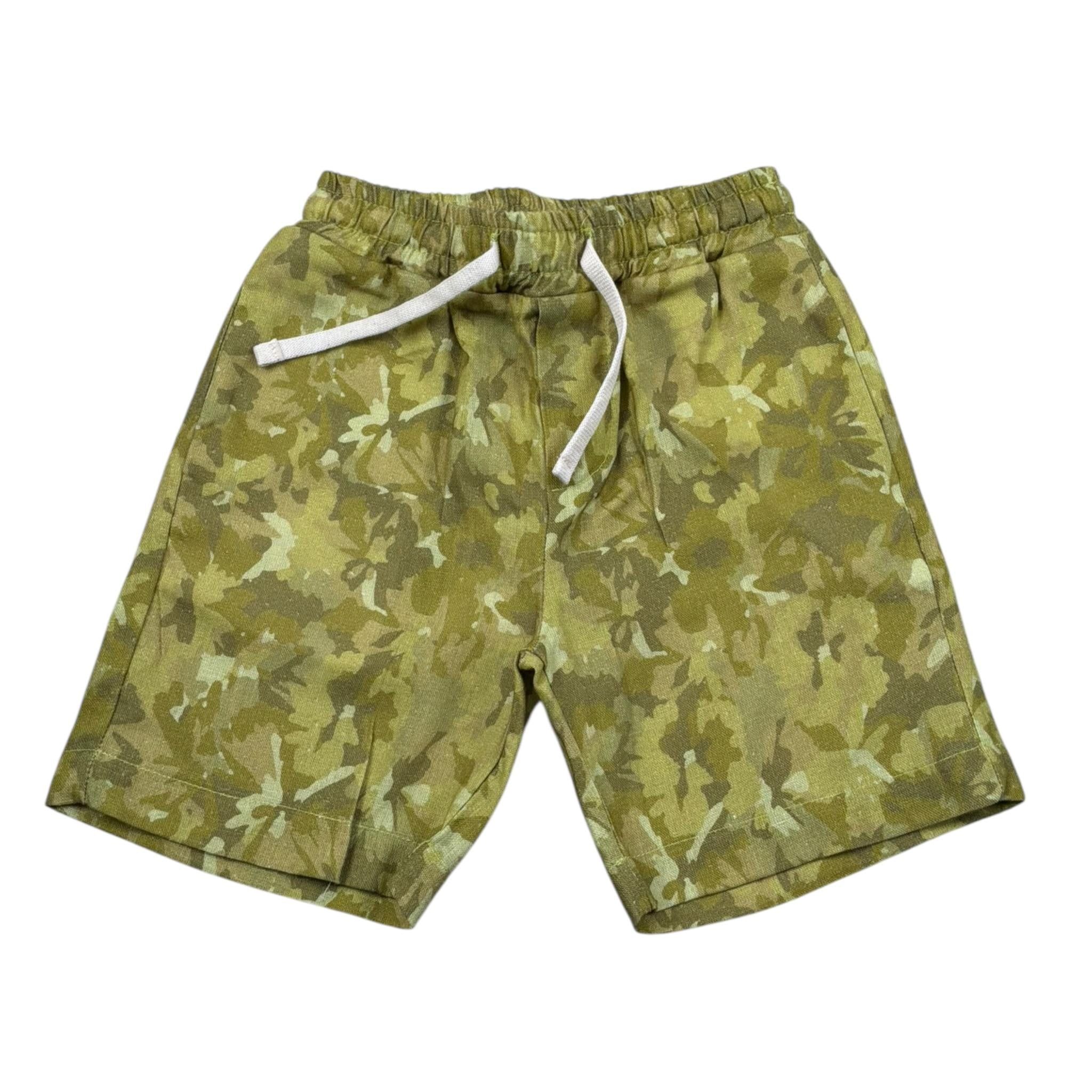 M+E' Bermuda Tinta Unita con Elastico In Vita per Neonato UEM0572 VERDE M+E' 