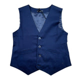 Manuel & Frank Gilet Tinta Unita  per Bambino MF5011R BLU MANUEL & FRANK 