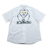 Iceberg Camicia Mezza Manica Tinta Unita con Stampa per Bambino CMICE5104JX BIANCO ICEBERG 