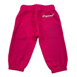 DSQUARED2 pantalone tuta tinta unita cn logo Fuxia per Neonata DQ1802 FUXIA DSQUARED2 