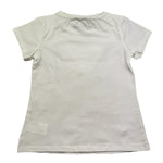 Fun & Fun T-Shirt Girocollo Tinta Unita con Orso per Bambina FBTS01423 BIANCO FUN & FUN 