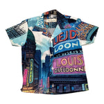 Louis Dieudonne' Camicia Mezza Manica Tinta Unita con Stampa per Neonato LD0111N BLU LOUIS DIEUDONNE' 