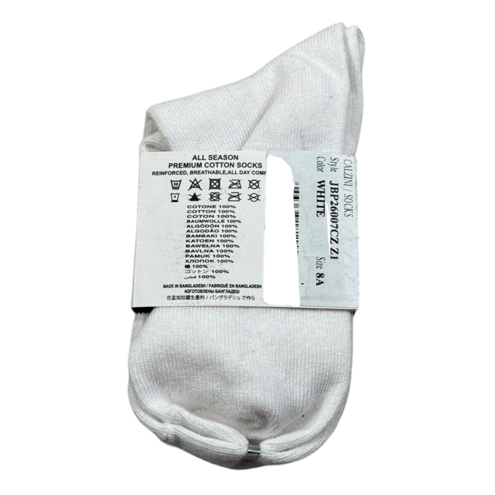 Just Cavalli Calzini Tinta Unita con Logo per Bambino JBP26007CZ BIANCO JUST CAVALLI 