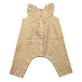 ZHOE & TOBIAH tutina girmanica tinta unita fantasia a pois Avorio per Neonata POS2 AVORIO ZHOE & TOBIAH 