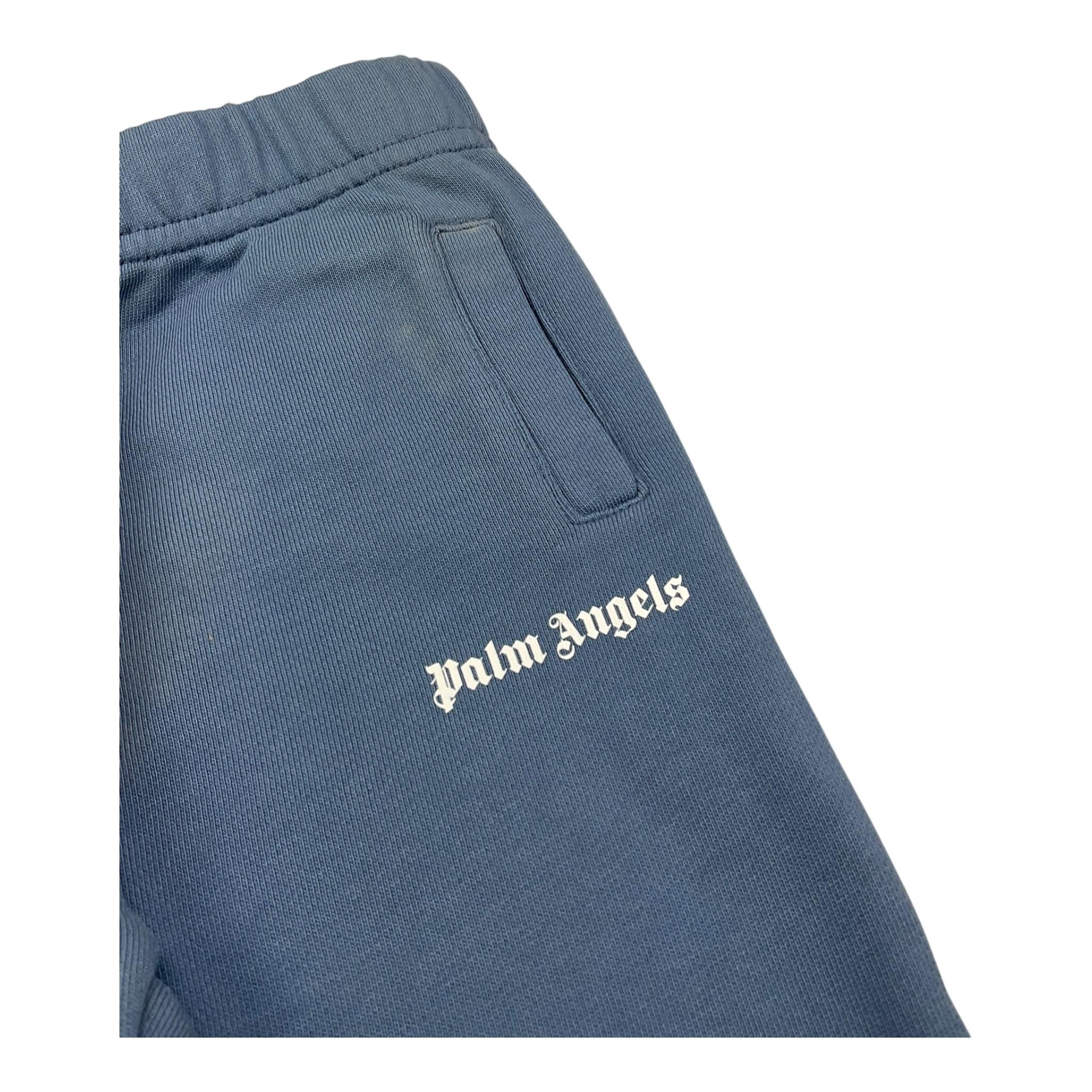 Palm Angels Pantalone Modello Tuta Tinta Unita con Elastico In Vita per Neonata PBXD003S24 BLU PALM ANGELS 