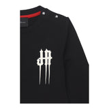 JOHN RICHMOND felpa girocollo tinta unita con stampa Nero per Bambino RIA24072FE NERO JOHN RICHMOND 