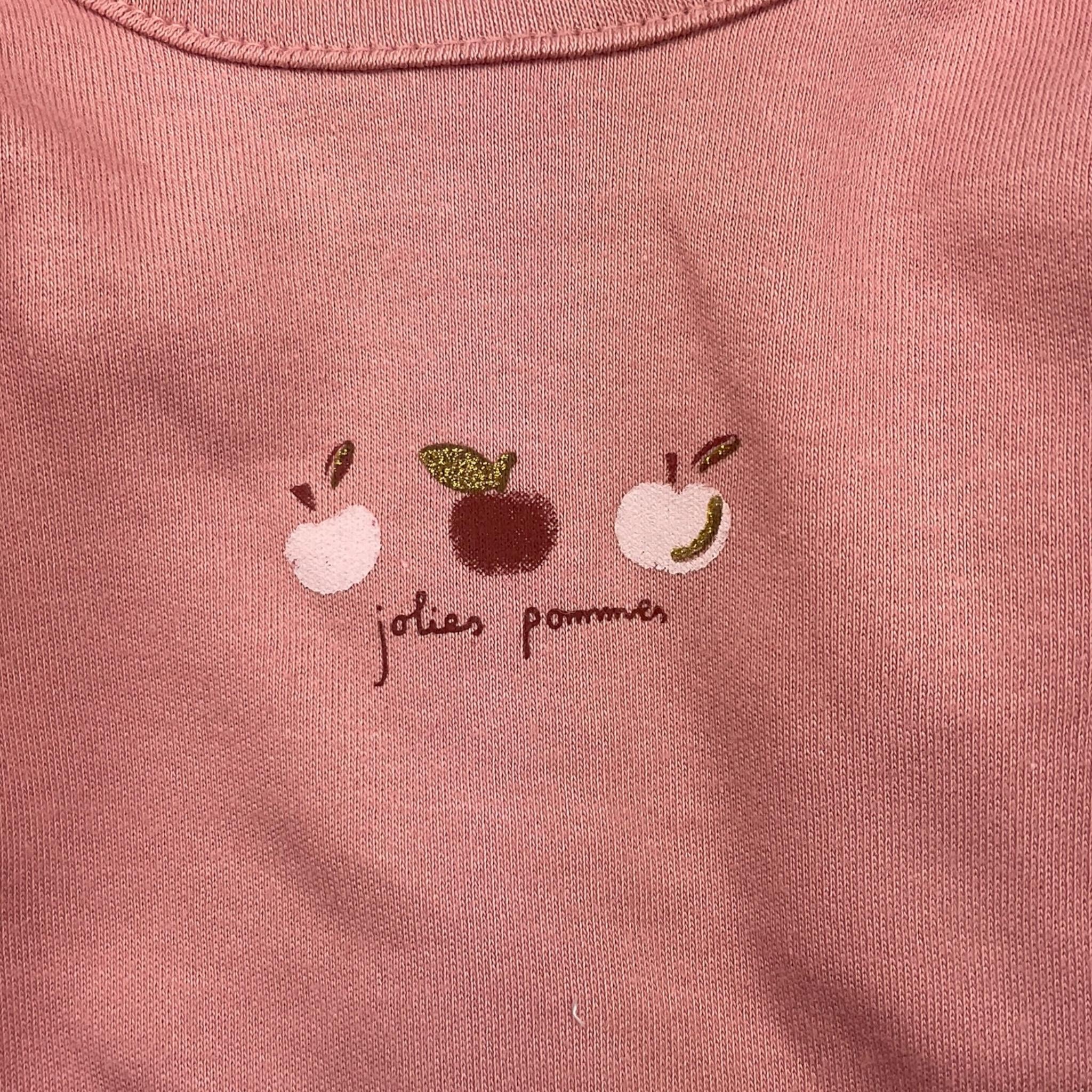 YATSI BABY shirt girocollo tinta unita con stampa Rosa per Neonata 24441550 ROSA YATSI BABY 