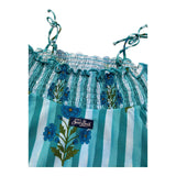 Saint Barth Costume Intero Fantasia A Righe per Bambina AMINA VERDE SAINT BARTH 