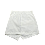 Y-Clu Gonna Tinta Unita con Elastico In Vita per Bambina Y19046 BIANCO Y-CLU 