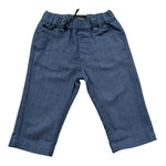 Trussardi Jeans Tinta Unita con Elastico In Vita per Neonato TIP26076JE BLU TRUSSARDI 