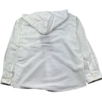 Paolo Pecora Camicia Manica Lunga Tinta Unita con Cappuccio per Bambino PP4216 BIANCO PAOLO PECORA 