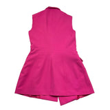 Petit Posh Giacca Tinta Unita Doppiopetto per Bambina GFJS25036GC FUXIA PETIT POSH 