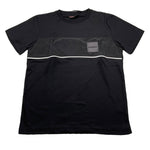 MAISON 9 PARIS t-shirt girocollo tinta unita con logo Nero per Bambino M50111 NERO MAISON 9 PARIS 