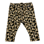 MOSCHINO leggins tinta unita con stampa orsacchiotti Nero per Neonata MHP032 NERO MOSCHINO 