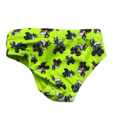 F**K Costume Mutandina Tinta Unita Stampa Fantasia per Neonato FJ25N05SA20X13 VERDE FLUO F**K 