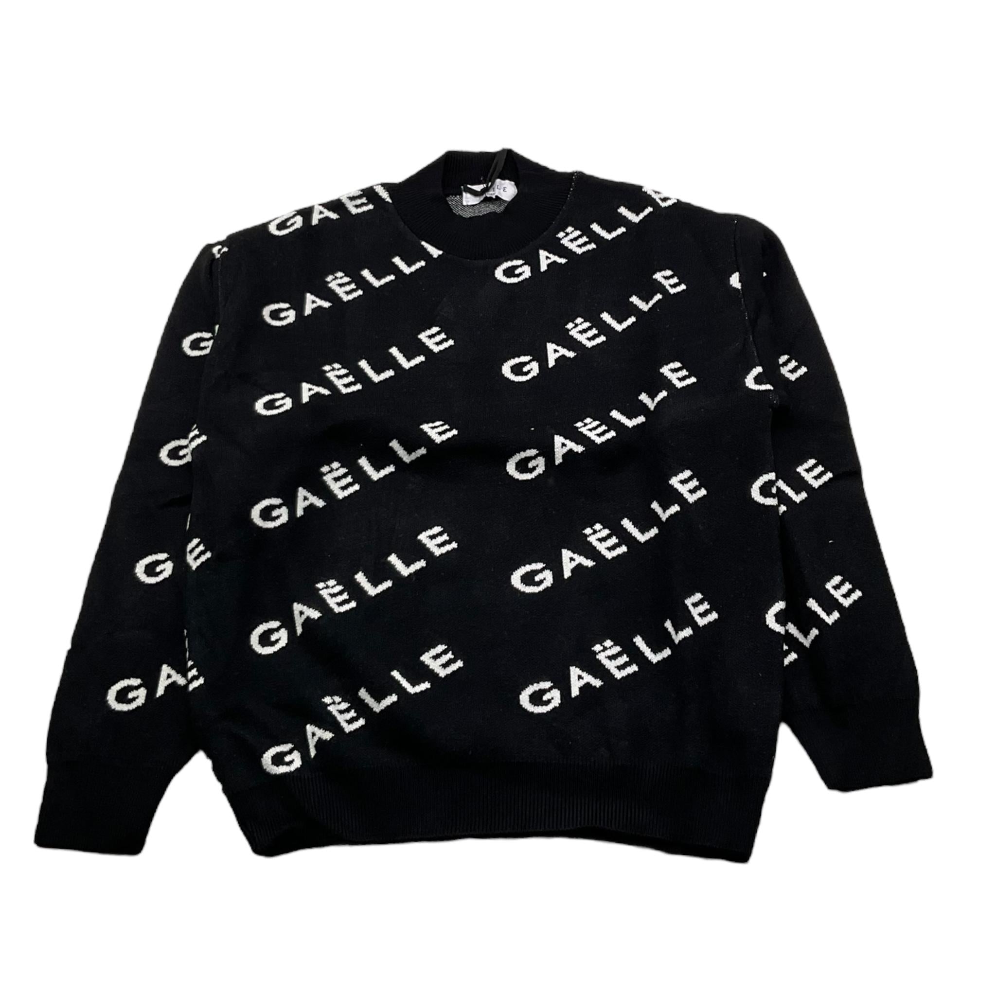 GAELLE maglia girocollo tinta unita con logo Nero per Bambina 2741W00409 NERO GAELLE 