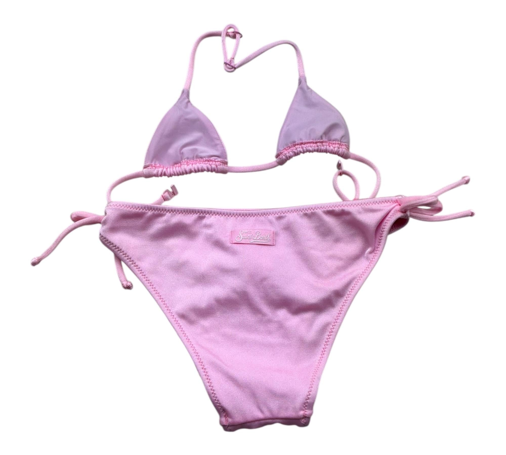 Saint Barth Costume 2 Pezzi Triangolo-Mutandina per Bambina SHINYY ROSA SAINT BARTH 