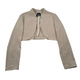 Naice Giacca Modello Crop Tinta Unita  per Bambina 23489 BEIGE NAICE 