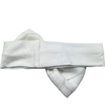 Le Bebe Fascia Capelli Tinta Unita per Neonata LBG6410 BIANCO LE BEBE 