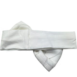 Le Bebe Fascia Capelli Tinta Unita per Neonata LBG6410 BIANCO LE BEBE 