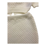 LITTLE BEAR completo 2 pezzi maglia-ghettina tinta unita Panna per Neonata 9102X PANNA LITTLE BEAR 