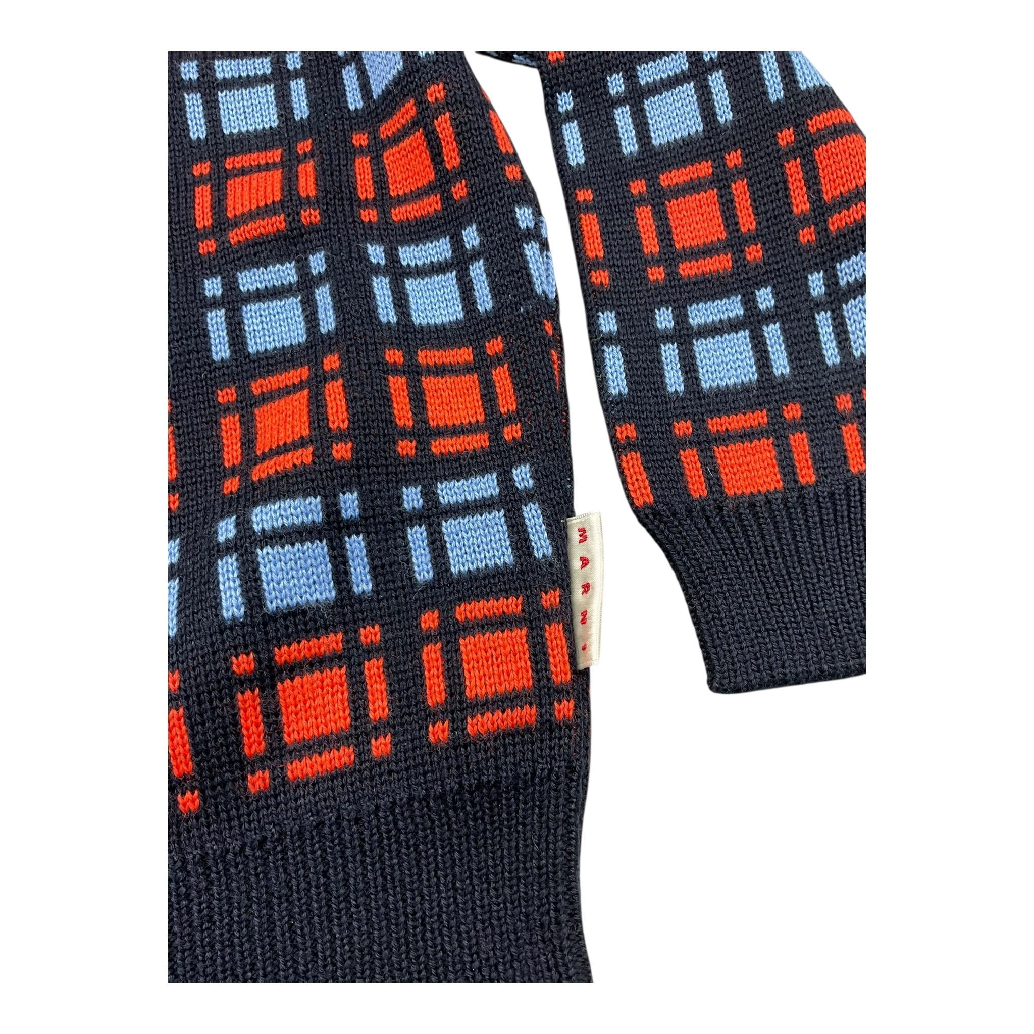 MARNI maglia girocollo stampa fantasia Blu per Bambino M00857 BLU MARNI 