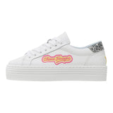 Chiara Ferragni Sneakers Tinta Unita Con Logo Bianco Per Bambina