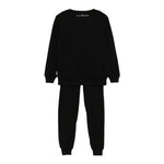 JOHN RICHMOND completo 2pz felpa- pantalone tinta unita Nero per Bambino RBA24152CF NERO JOHN RICHMOND 