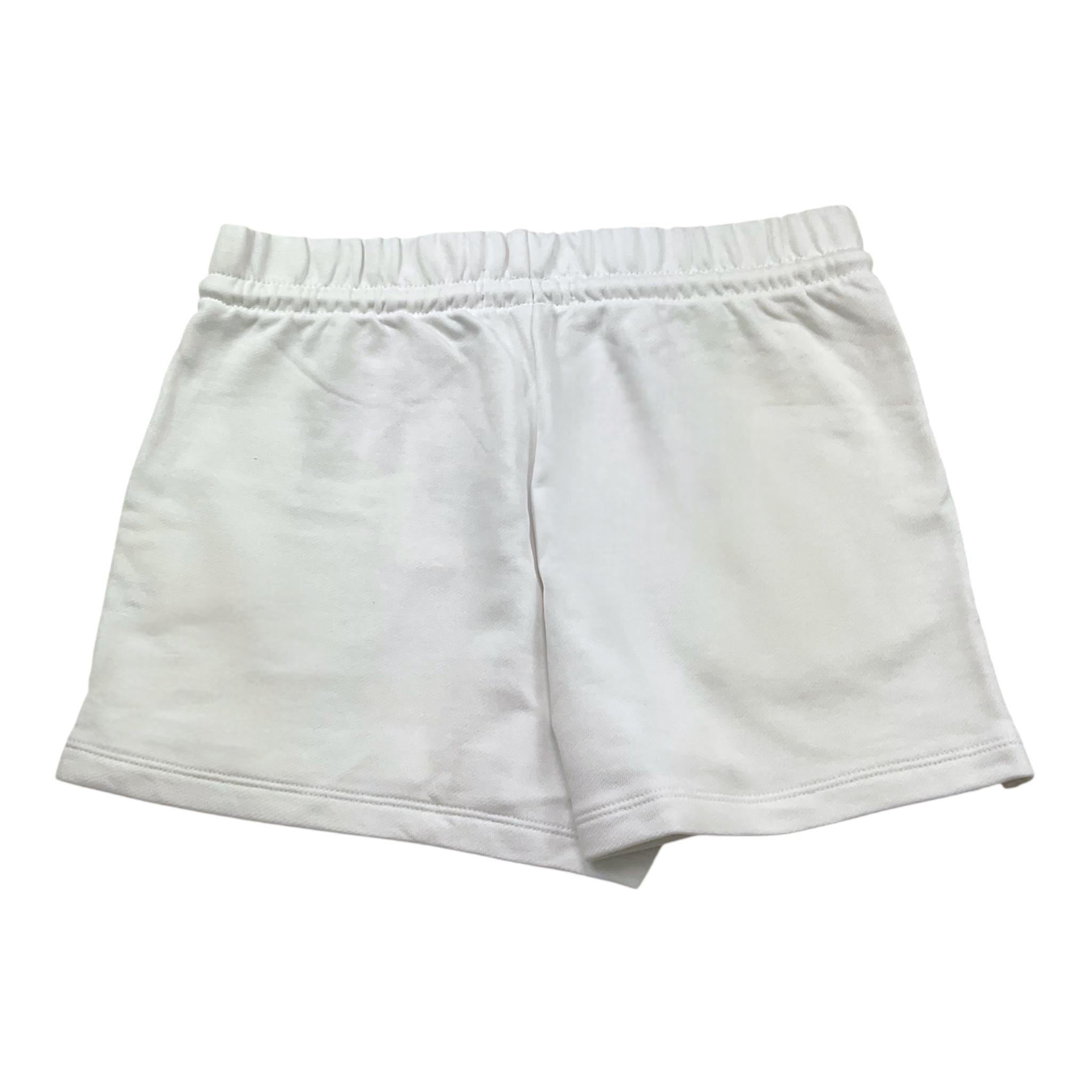 Calvin Klein Short Tinta Unita con Logo E Glitter per Bambina IG0IG02959 BIANCO CALVIN KLEIN 