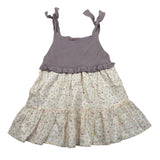 Wedoble Abito Giromanica Bicolore per Bambina V2505404X PANNA WEDOBLE 