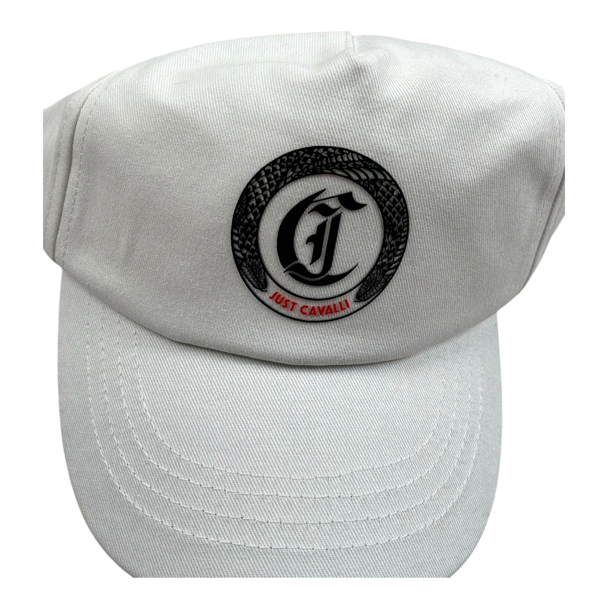 Just Cavalli Cappello Berretto Tinta Unita con Logo per Bambino JBP26045BT BIANCO JUST CAVALLI 