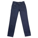 Crocefisso 12 Milano Pantalone Tinta Unita con Girovita Regolabile per Bambino PK0609 BLU CROCEFISSO 12 MILANO 