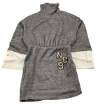 NAICE abito manica lunga tinta unita con collo alto Grigio per Bambina 27254 GRIGIO NAICE 