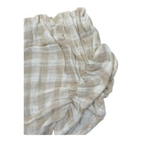 Petit Indi Coulotte Bicolore con Fantasia A Quadri per Neonata COULBE BIANCO/BEIGE PETIT INDI 