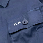 Sun68 Camicia Manica Lunga Tinta Unita per Bambino CPS35313 BLU SUN68 