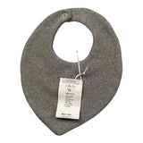 LE BEBE' bavetta tinta unita con logo Grigio per Neonato LBG6121 GRIGIO LE BEBE' 
