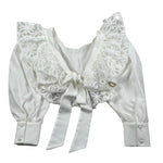 Coco' Et Mama' Completo 2 Pezzi Camicia-Gonna Tinta Unita per Bambina CORDELIA BIANCO COCO' ET MAMA' 