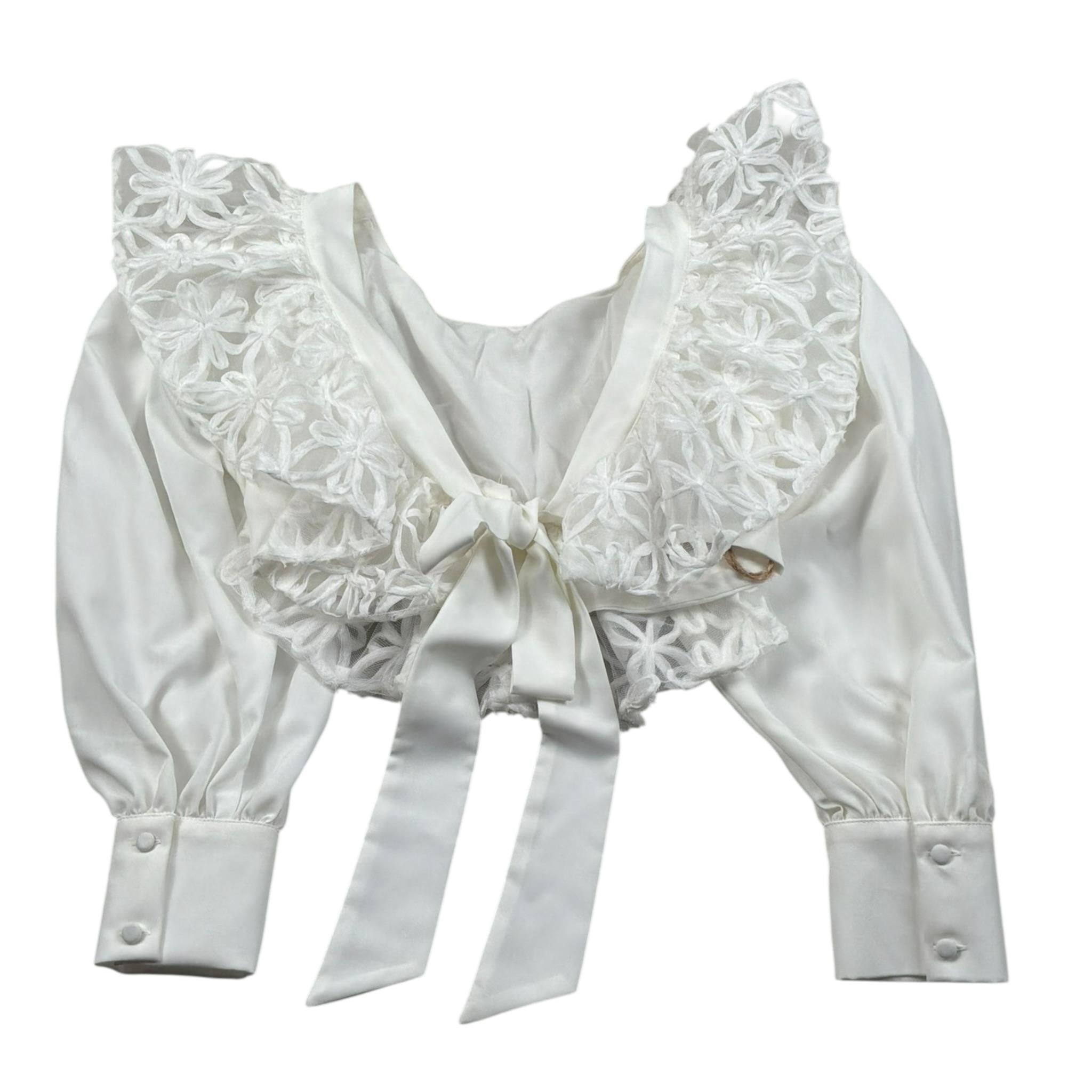 Coco' Et Mama' Completo 2 Pezzi Camicia-Gonna Tinta Unita per Bambina CORDELIA BIANCO COCO' ET MAMA' 