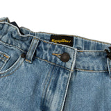 Refrigiwear Short In Denim Tinta Unita con Girovita Regolabile per Bambina 314PRFJS25X AZZURRO REFRIGIWEAR 