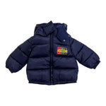 MOSCHINO giubbino tinta unita con zip e cappuccio Blu per Bambino HMS043 BLU MOSCHINO 