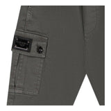 DOLCE & GABBANA pantalone tinta unita con tasconi Grigio per Neonato L14P66 GRIGIO DOLCE & GABBANA 