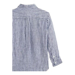 Ralph Lauren Camicia Tinta Unita con Fantasia A Righe per Neonato 323962145001N BLU RALPH LAUREN 