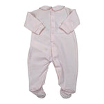 Le Bebe' Tutina Tinta Unita con Stampa per Neonata LBG5157 ROSA LE BEBE' 