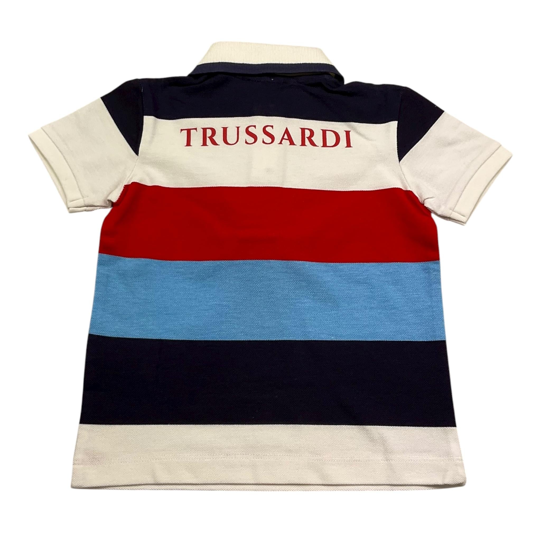 Trussardi Polo Mezza Manica Fantasia A Righe per Neonato TIP24073PO MULTICOLOR TRUSSARDI 