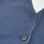 Nera 20.52 Gilet Tinta Unita con Bottoni per Bambino N15435 BLU NERA 20.52 